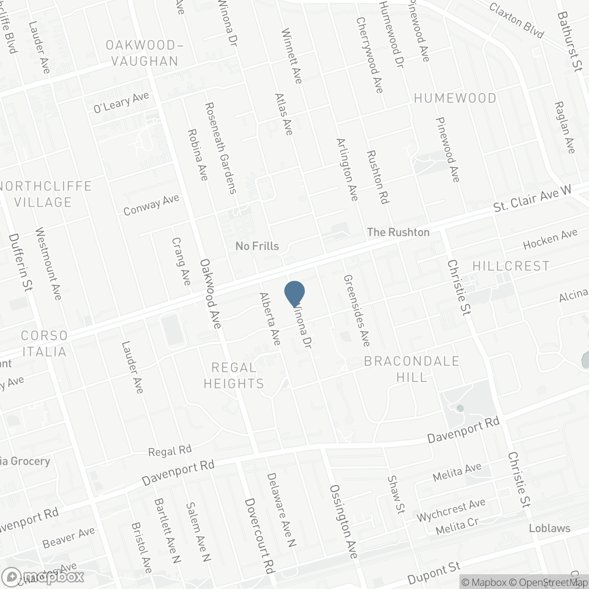 165 WINONA DRIVE, Toronto, Ontario M6G 3T1